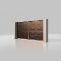 Ворота в'їзні розпашні ADS 400 (автоматичні) Prestige Aluteh