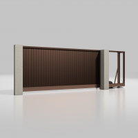 Ворота в'їзні відкатні ADS 400 (автоматичні) Prestige Alutech